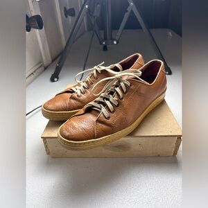 Salvatore Ferragamo   Brown Leather NARROW Sneakers
